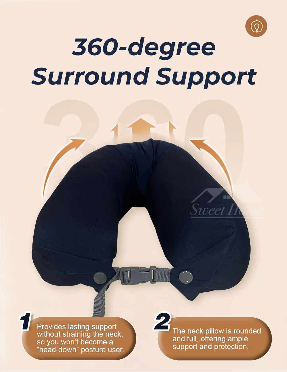 Ice-cooling Latex U-shaped Pillow-7